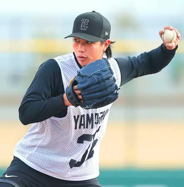 巨人ドラ３・山城京平　クセ球操り「２００勝」挑む…宮崎キャンプ１軍スタートの最速１５４キロ左腕