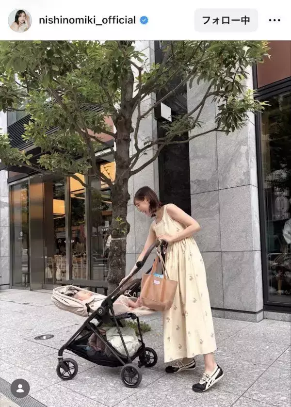 ３１歳差婚から４年…西野未姫、５月に誕生した長男の顔出しショットに「ご主人そっくり」「顔が、変わってきた」