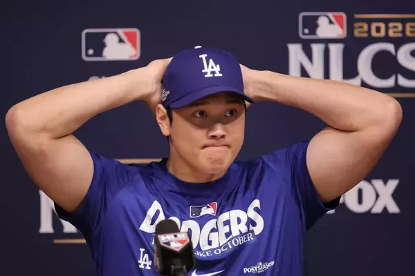 大谷翔平、ＮＬＣＳ第３戦も先発決定　１１０打席本塁打なしの大不振も　「一番勝つ確率が高い選択を…」　第２戦ではセーフティーバントの構えも