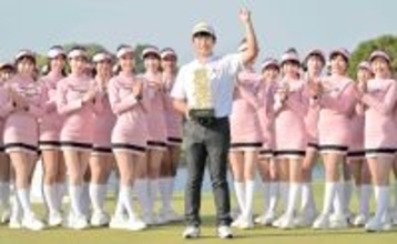 ラウンドガールが登場　第１回は４・５億円赤字も…男子ゴルフ「前沢杯」は来年も開催「批評を恐れず挑む」