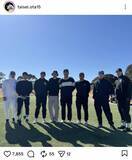 「【巨人】大勢「イケメンでゴルフも上手かった」新戦力にうっとり！？…投手陣のオフショット」の画像1