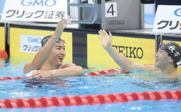 【競泳】岡留大和、日本記録保持者・大橋信破り男子１００ｍ平泳ぎＶ　女子１００ｍバタフライは平井瑞希が優勝、池江璃花子は２位