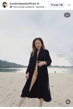 ５７歳・武田久美子、大胆水着姿で報告「２３年ぶりの写真集」出します！「素晴らし」「女神様」「嬉しいー！」ファン大歓喜