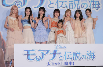実写映画「モアナ」大ヒットでＭＥ：Ｉ集結　モアナ役ＴＳＵＺＵＭＩ「勇気や元気を届けられたら」ＫＥＩＫＯは「ＴＳＵＺＵＭＩが誇らしい」と祝福