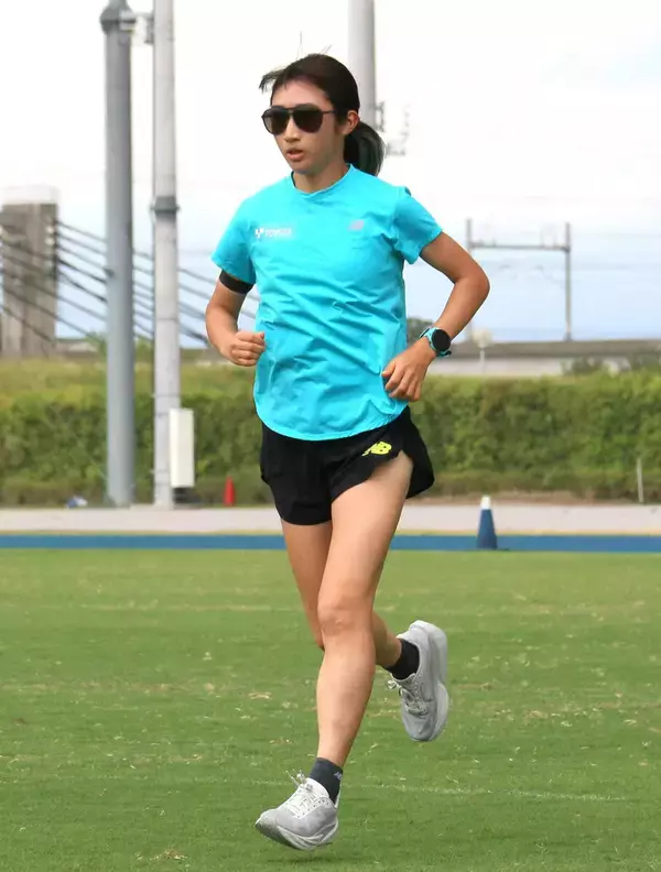 【陸上】田中希実が“地元”で「メダル争い」誓う　今年１月に豊田自動織機に３年ぶりに復帰　９月のアジア大会に向け練習公開