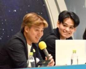 【ロッテ】中森俊介と鈴木昭汰が中山競馬場でトークショー　中森は初の馬券購入で見事的中！