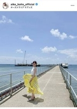 ４１歳の元「めざまし」お天気お姉さん　スカートをまくり上げ…「くぎ付け」「大胆」「こりゃまた」「素晴らしい」皆藤愛子アナに反響