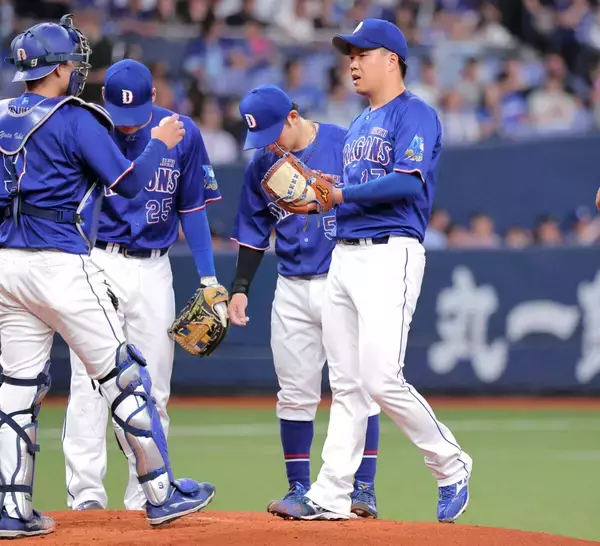 【中日】柳裕也が押し出し四球で先制許す…左翼・細川成也の本塁好返球で失点を防いだ直後に連続四球…３連勝中の右腕が粘れず　初回だけで３７球を要す