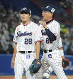 「【ヤクルト】松本健吾「ランナーを出しながらも何とか粘っていたのですが…」中盤に崩れ５回途中３失点ＫＯ　持ち前の安定感欠く」の画像1