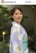 「魅力満載」ＴＢＳ上村彩子アナの夏らしさ満載浴衣姿にくぎ付け！　「美し過ぎです」「素敵」