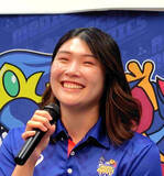 「【バレー】黒後愛、涙の海外初挑戦表明「オリンピックへの気持ちが強くなった」　２８年ロス五輪代表入り目指し、五輪発祥の地、名門「アテネ」で第一歩　２１年東京五輪代表エース、埼玉上尾は退団…埼玉県内で記者会見」の画像1