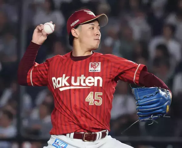 【楽天】九谷瑠が危険球退場　ネビンの頭部に死球