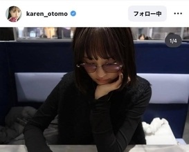 「完全なる油断」大友花恋、伏し目×サングラスでプラべ感爆増！「伏してるおめめが可愛いんだ」