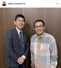 「できればあと４年、監督を」さだまさしがサッカー日本代表・森保一監督との２ショットを公開