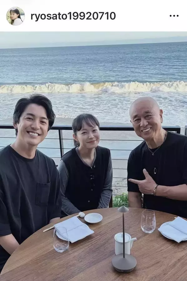 大みそか婚が話題の美男美女俳優、夫婦ショット公開　大谷翔平も通うレストランで「素晴らしい時間を過ごしました」大野拓朗＆佐藤玲