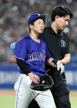 【中日】負傷交代した田中幹也は「左肩の脱臼」あす名古屋で検査　井上一樹監督「最短で帰ってこれるように最善の治療を」
