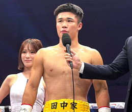 【ボクシング】田中空が再起戦９１秒ＴＫＯ勝ち　佐々木尽との再戦へ「もっと強くなりますんで、またお願いします」