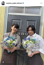 藤木直人＆山﨑賢人「イケメンのお二人様」２ショットに大反響！「大好きなツーショット」「おふたり共ステキだわ」