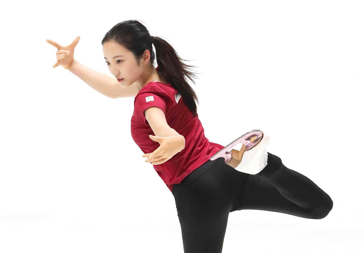 楽しめたら 本田真凜が練習