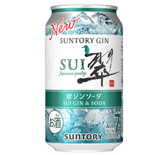 「翠ジンソーダ缶」2022年販売計画を250万ケースに上方修正/サントリースピリッツ