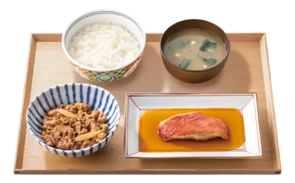 「吉野家、期間限定「牛金目鯛の煮付け定食」発売」の画像