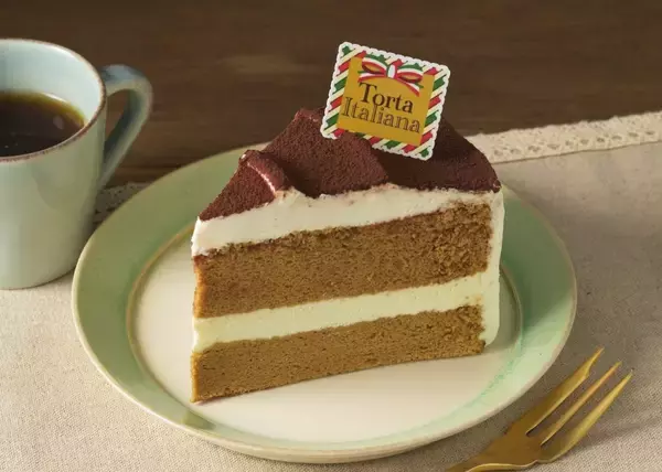 「ティラミスの味わいをミルクレープとシフォンケーキで再現した新作ケーキ/北海道産マスカルポーネを使用したコクのある上品な味わい【銀座コージーコーナー】」の画像