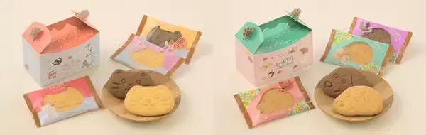 「「小ねこ」「小犬」焼菓子が新デザインで登場、缶入りやポーチ付きも【銀座コージーコーナー】」の画像