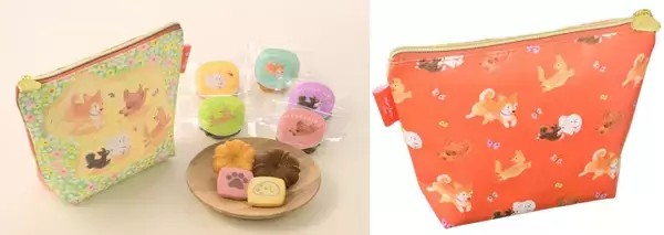 「「小ねこ」「小犬」焼菓子が新デザインで登場、缶入りやポーチ付きも【銀座コージーコーナー】」の画像