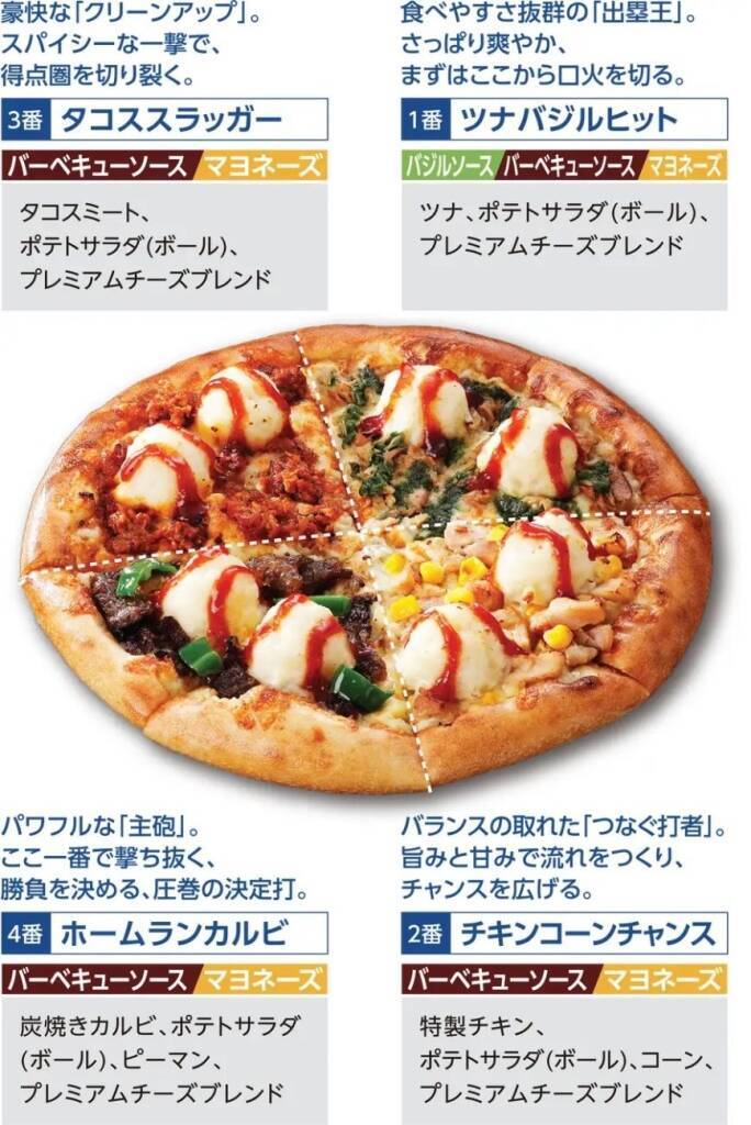 中日ドラゴンズとコラボ「満塁ホームランピザ」発売　観戦チケットや限定ノベルティがもらえる企画も【アオキーズ・ピザ】