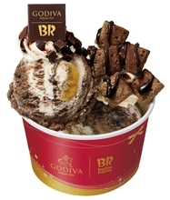 【サーティワン】ゴディバ監修のアイスやサンデーを発売、チョコレートづくしな限定商品