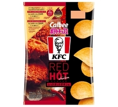 【カルビー×KFC】暑い夏を想定したポテトチップス2品を展開　「グリーンホットウィング味」が登場
