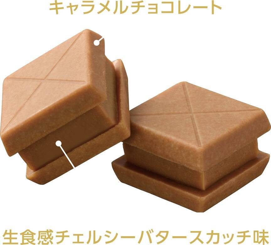 生食感チェルシーをキャラメルチョコでサンドした土産菓子発売【北海道エリア限定】