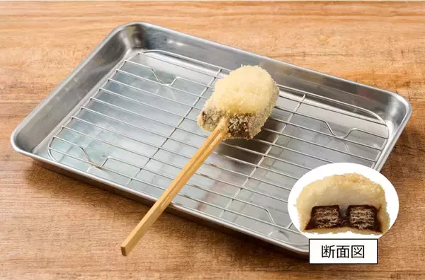 「【キット串カツ】第2弾メニューは冷たいイチゴと「キットカット 苺」を揚げた「Wいちご」【串カツ田中×ネスレ日本】」の画像