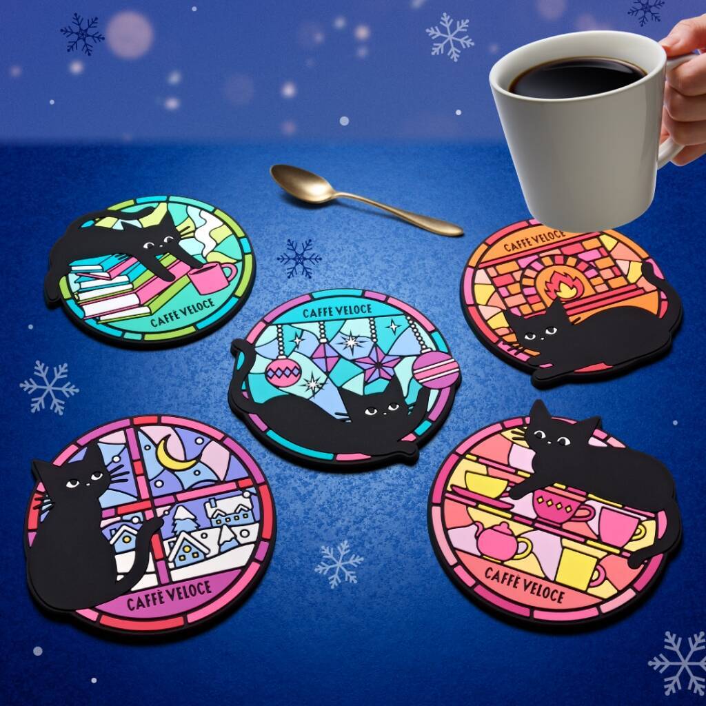 【カフェ･ベローチェ】オリジナル黒ねこグッズをプレゼント「黒ねこ冬の満喫キャンペーン」/ 12月18日から