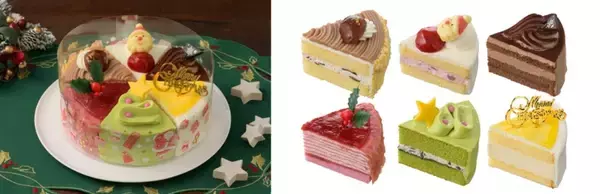 「銀座コージーコーナー 2025年の「クリスマスケーキ」は個食ケーキからデコレーションケーキまでバリエーション豊富な全20品」の画像