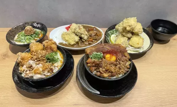 「はなまるうどん、“肉まみれ”新業態を東京初投入　総重量1kg「爆担々」で“うどん＝軽食”覆す」の画像