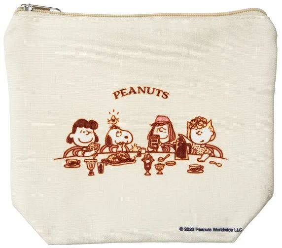 ジョイフル×スヌーピー ステッカー・ポーチ・プレートとエコバッグ発売、抽選でビーズクッション・水筒プレゼントも