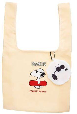 ジョイフル×スヌーピー ステッカー・ポーチ・プレートとエコバッグ発売、抽選でビーズクッション・水筒プレゼントも