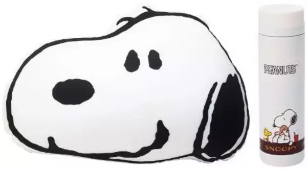 「ジョイフル×スヌーピー ステッカー・ポーチ・プレートとエコバッグ発売、抽選でビーズクッション・水筒プレゼントも」の画像