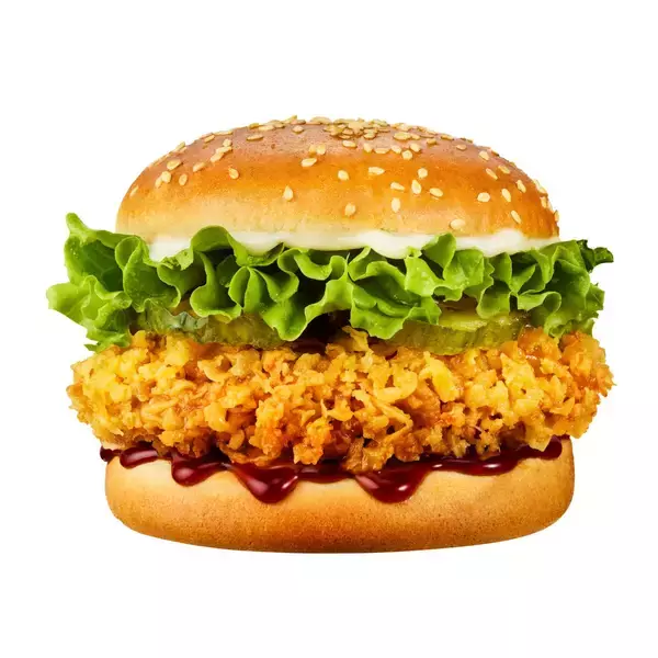 チキンが主役の「390円」バーガー登場、“今だけ”ドリンク付きで「500円」　人気店が新商品販売