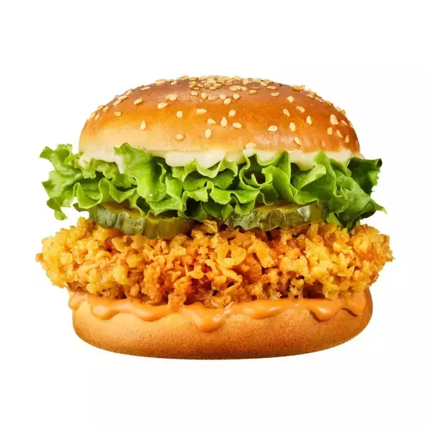 「チキンが主役の「390円」バーガー登場、“今だけ”ドリンク付きで「500円」　人気店が新商品販売」の画像