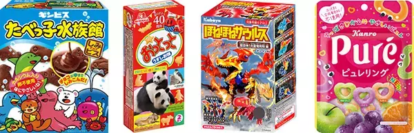 子ども向け菓子 メーカーが動物園や水族館とのコラボで話題喚起