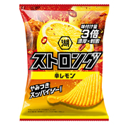 『湖池屋ストロング』リニューアル　“ストレス発散” 訴求、「辛レモン」を定番に追加