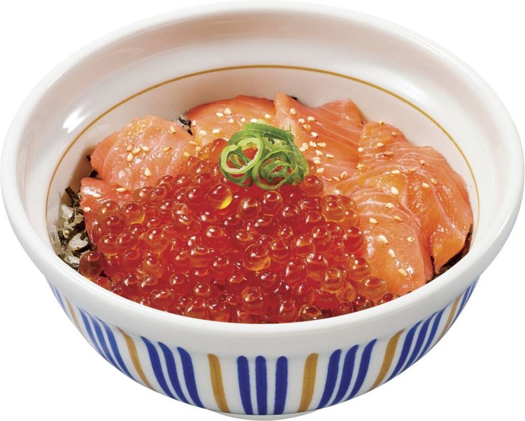 【なか卯】「サーモン丼」12月10日から/ノルウェー産サーモンを贅沢に使用した“とろ旨”丼ぶり