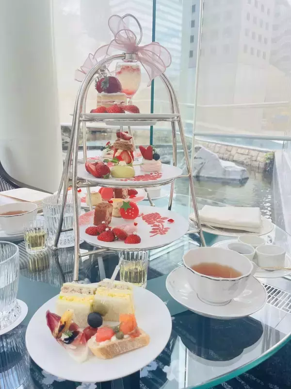 1人でも楽しめるアフタヌーンティー開始、希少いちご「あまりん」を使用【ウエスティンホテル大阪】