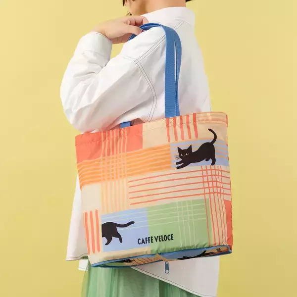 「黒ねこエコバッグ2026」全5種を新発売、販売4年目はデザイン、カラーがさらに充実!【カフェ･ベローチェ】