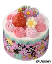 【銀座コージーコーナー×ディズニー】お花見をイメージしたプチケーキセット&クリームで花束をデザインしたプチデコレーションケーキ発売