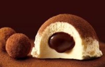 冷凍状態でもチョコソースが“とろり”「トリュフチョコアイス」登場【井村屋】