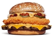 バーガーキング、特製ガーリックマヨソース使った新作大型バーガー2品発売　「ダブルビーフ＆ハッシュ」「ビーフ＆チキン」