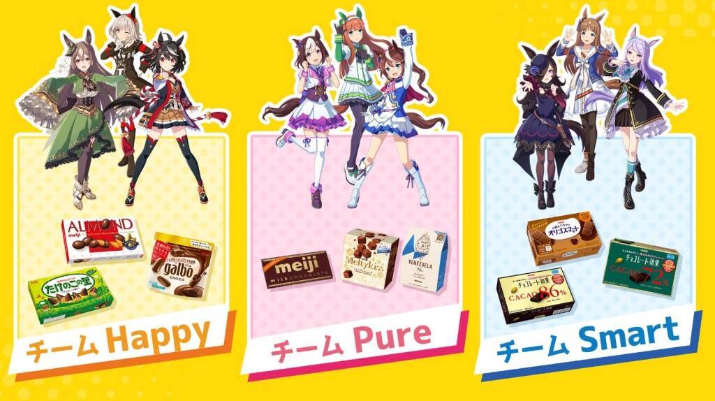 明治「ウマ娘」応援プロジェクト“2023年の運試し”、チョコレート購入で 